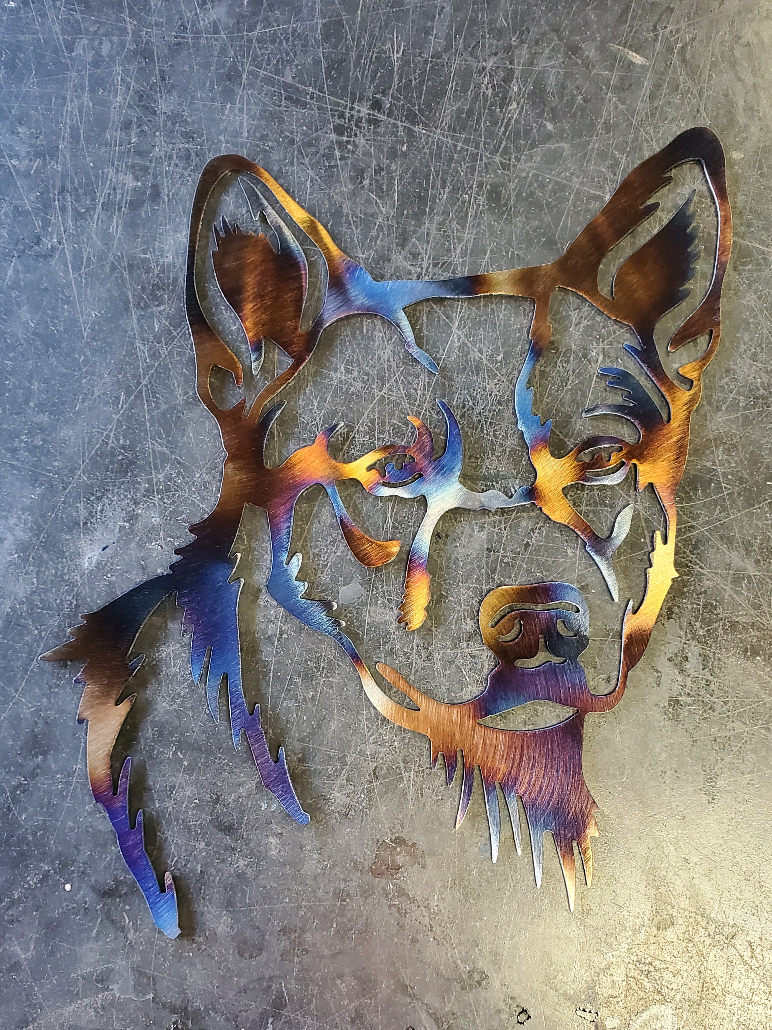 Australian Cattle Dog Metal Art