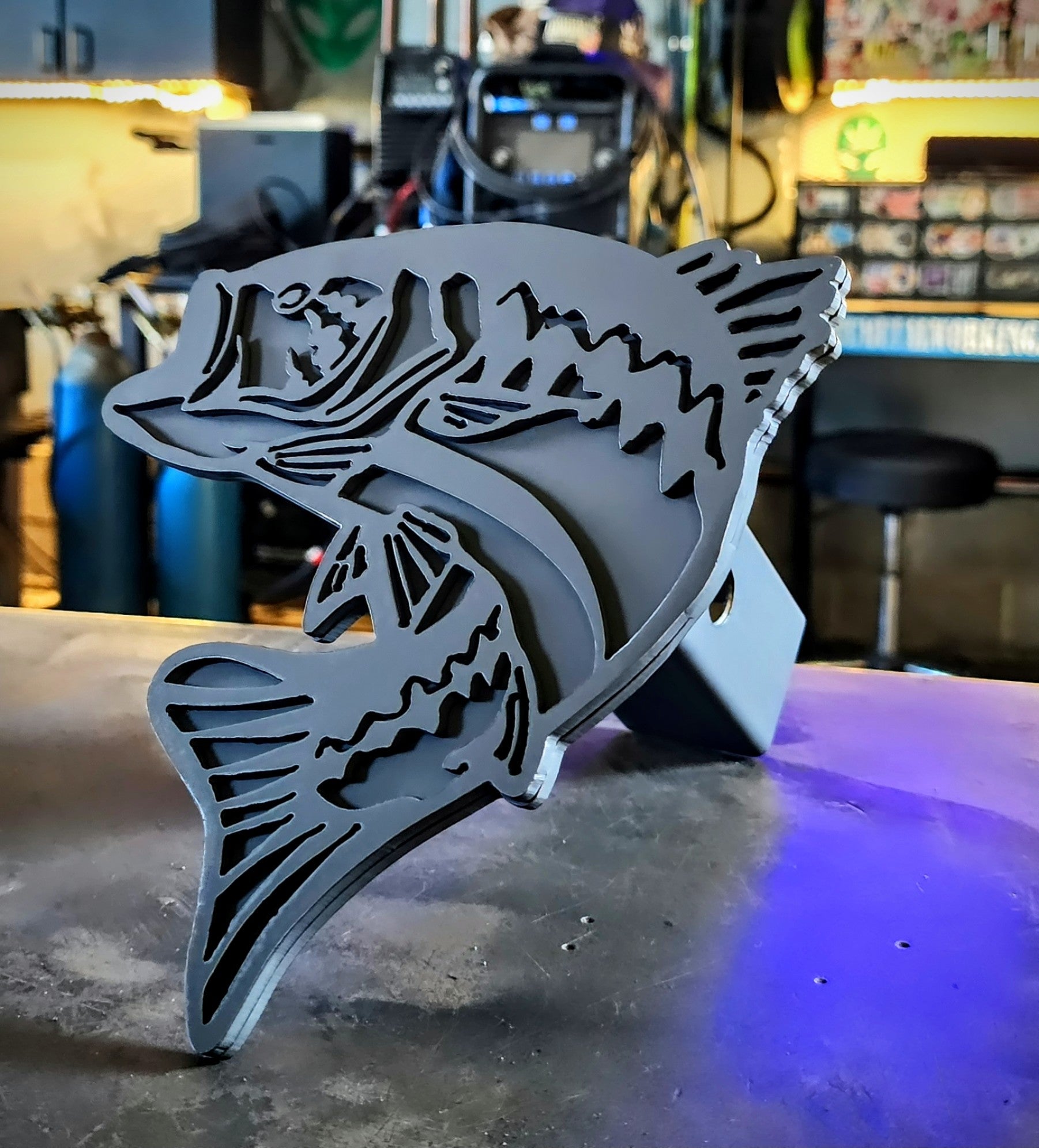 Largemouth Bass Hitch Cover