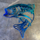 Largemouth Bass Metal Art