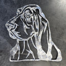 Basset Hound Metal Art