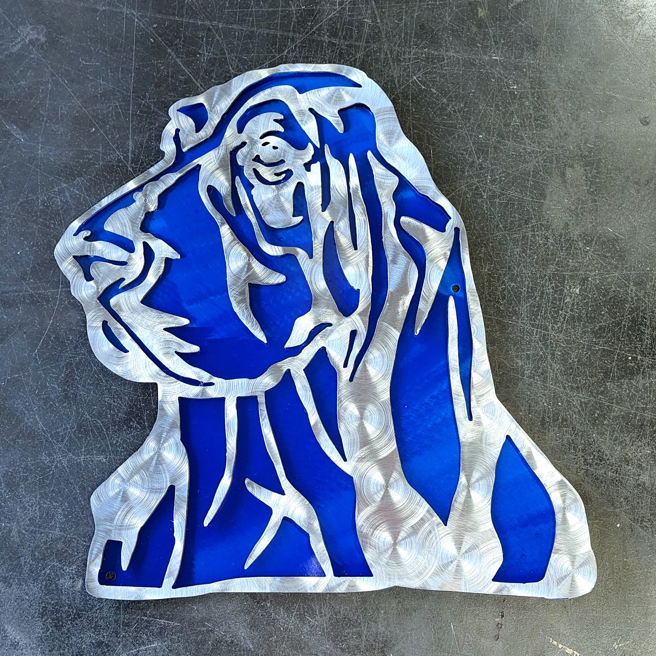 Basset Hound Metal Art