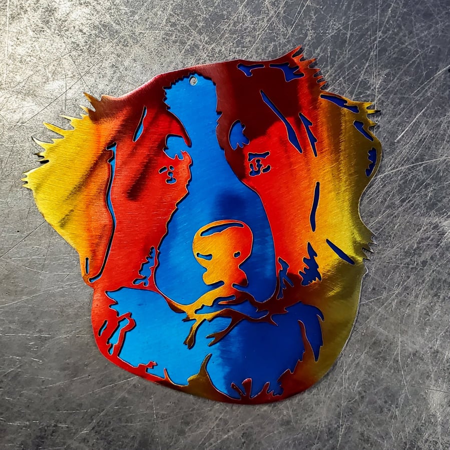 Bernese Mountain Dog Metal Art