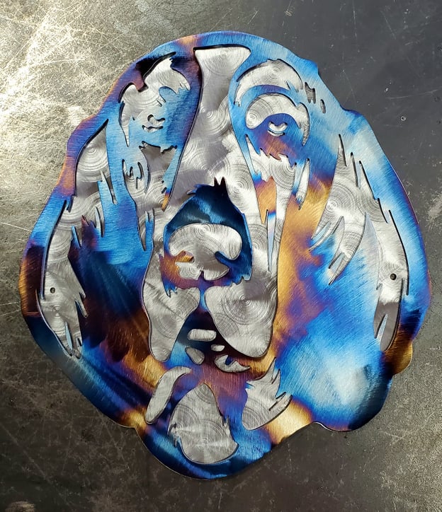 Bloodhound Metal Art