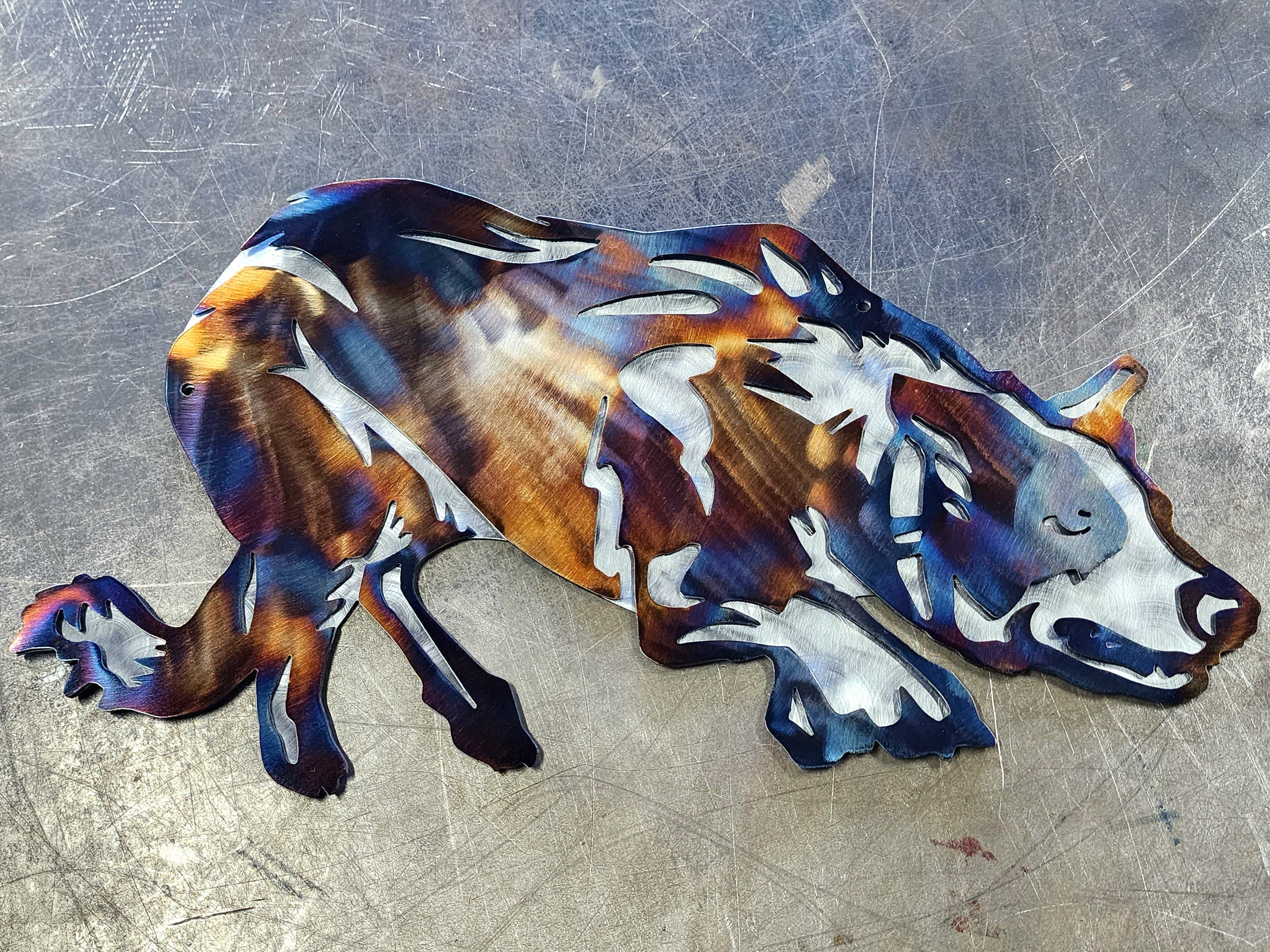 Border Collie #3 Metal Art