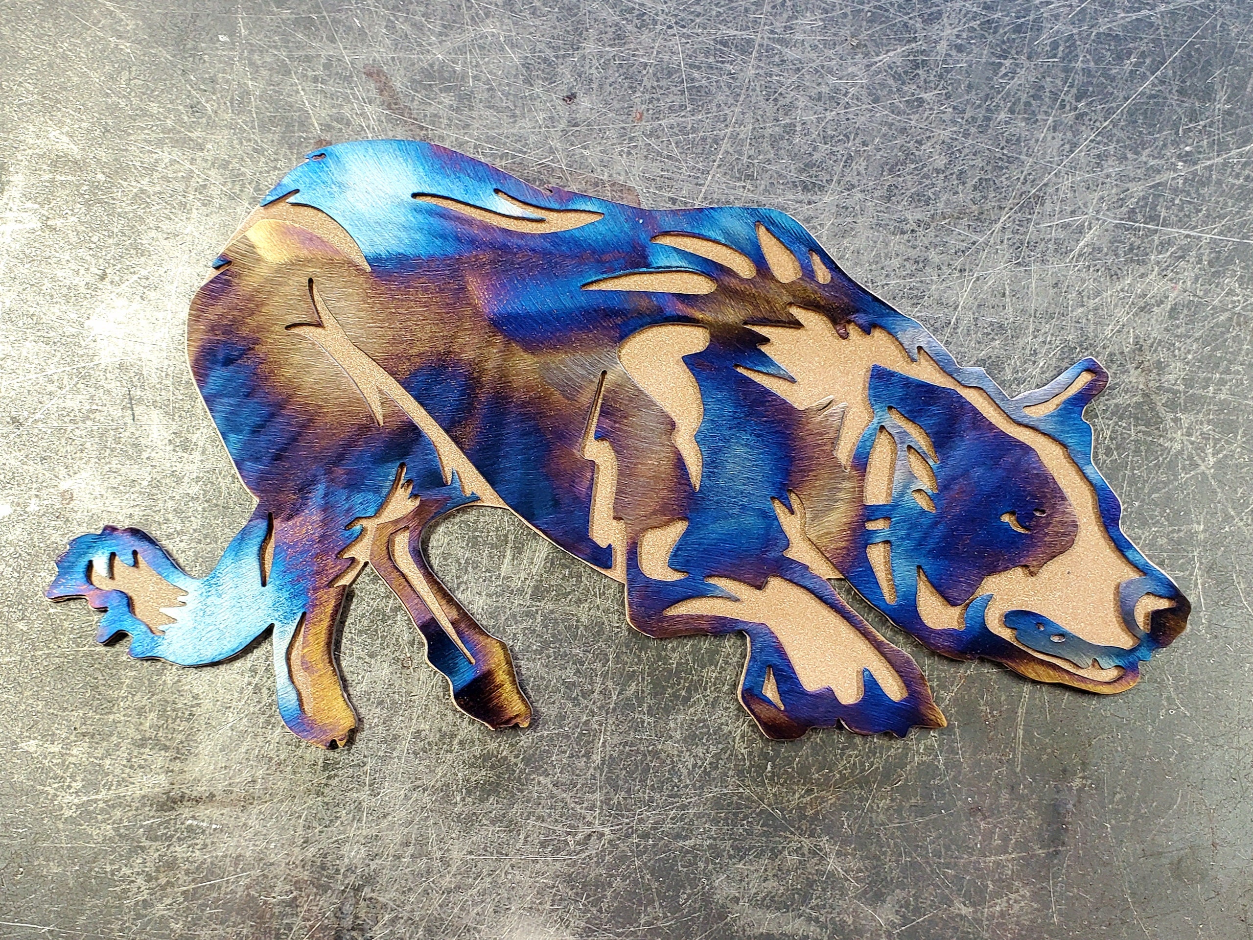 Border Collie #3 Metal Art