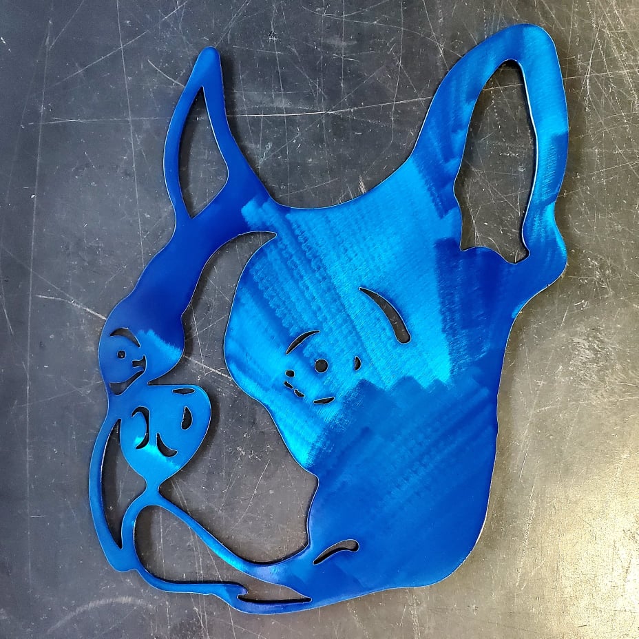 Boston Terrier #1 Metal Art