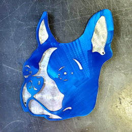 Boston Terrier Metal Wall Art