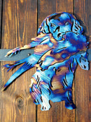 Boykin Spaniel & Pheasant Metal Art