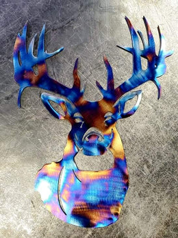 White-Tailed Deer Metal Wall Art