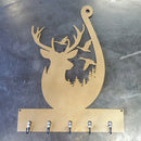 Fishing Hook with Buck Key & Leash Hanger