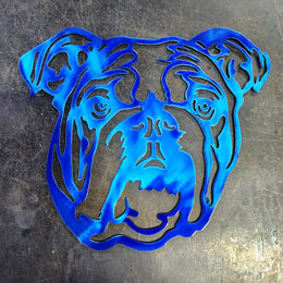 Bulldog Metal Wall Art