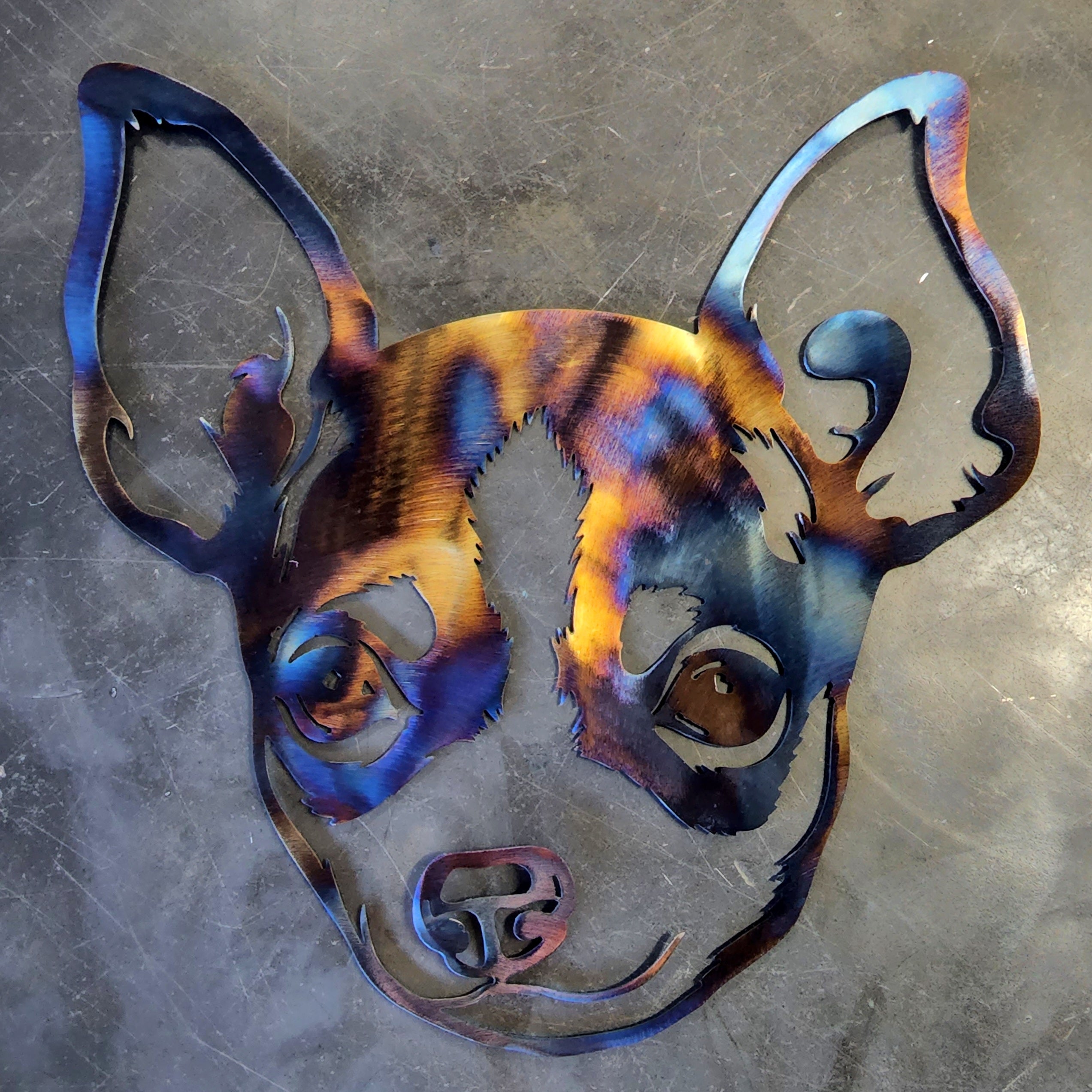 Chihuahua #1 Metal Art