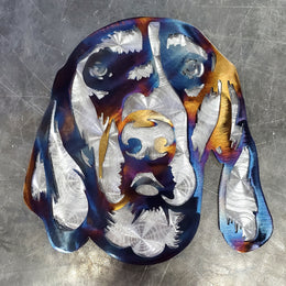 Coonhound Metal Wall Art