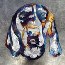 Coonhound Metal Art