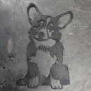 Corgi Docked Tail Metal Art