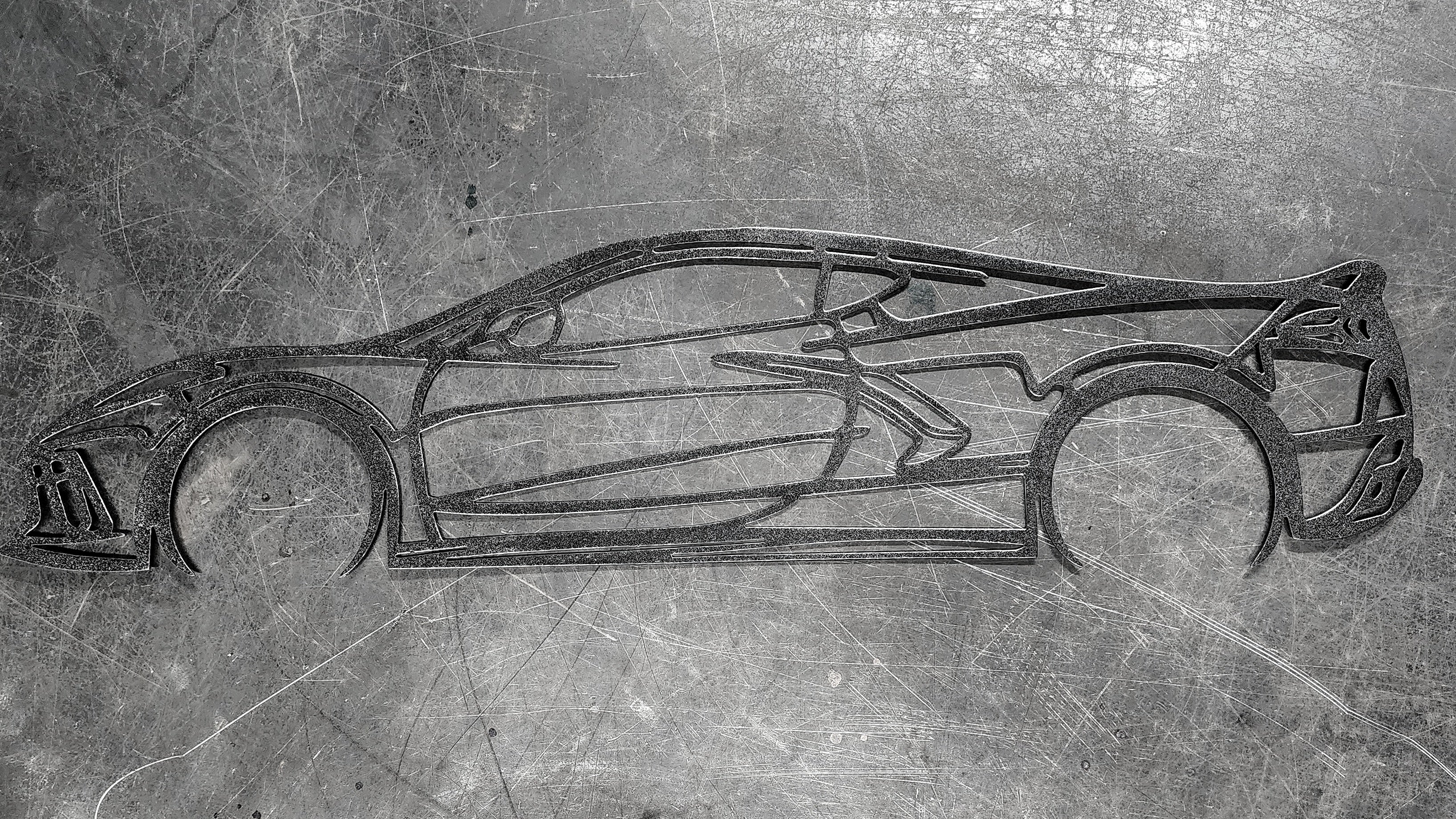 Corvette C8 #1 Metal Art