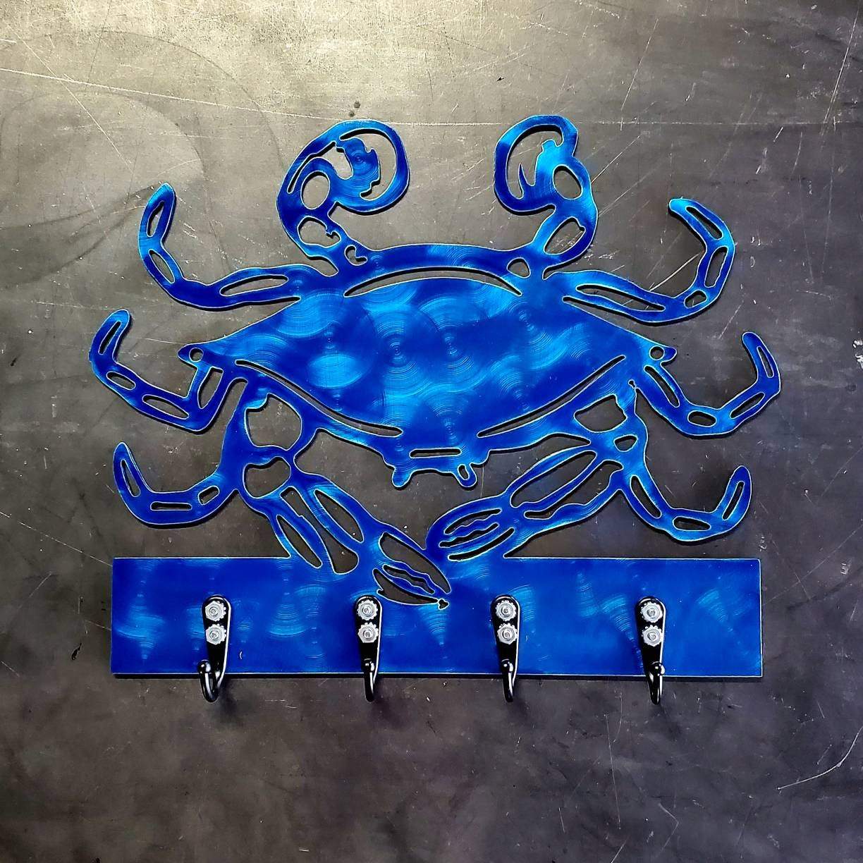 Blue Crab #1 Key & Leash Hanger