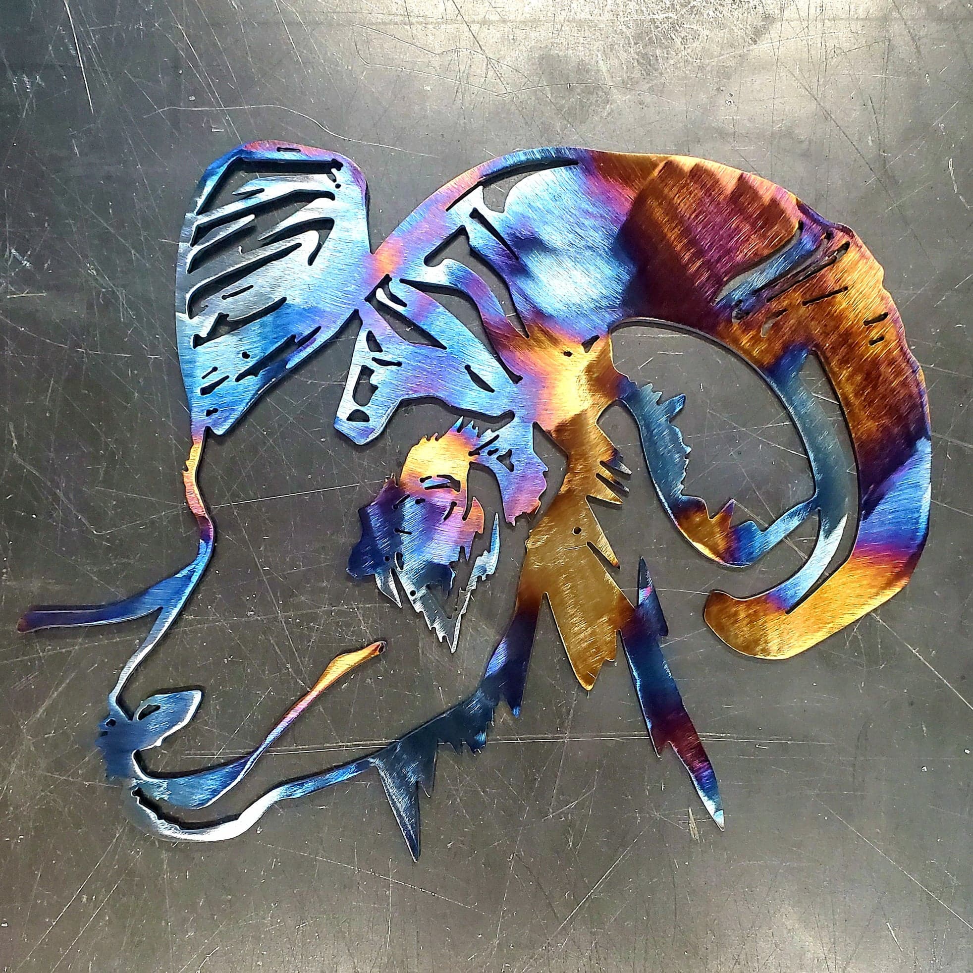 Dall Sheep Farming Ram Metal Art Home Decor Wall Decor Fabrication Welding Welder Annapolis Maryland Custom Personalized Gift