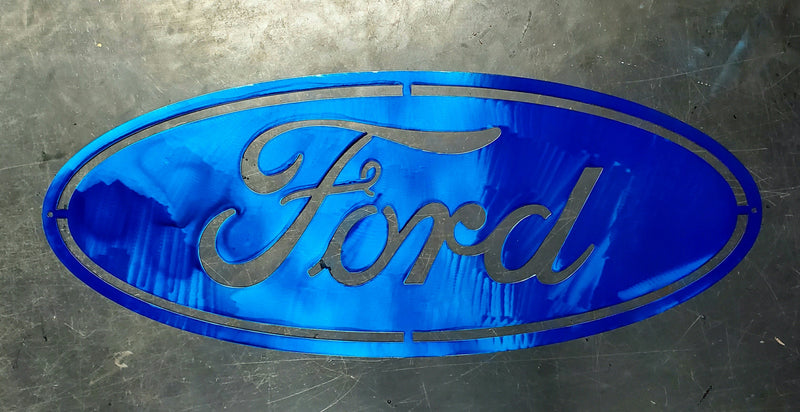 Ford Logo Metal Art