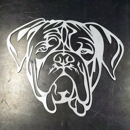 Dogue de Bordeaux Metal Wall Art