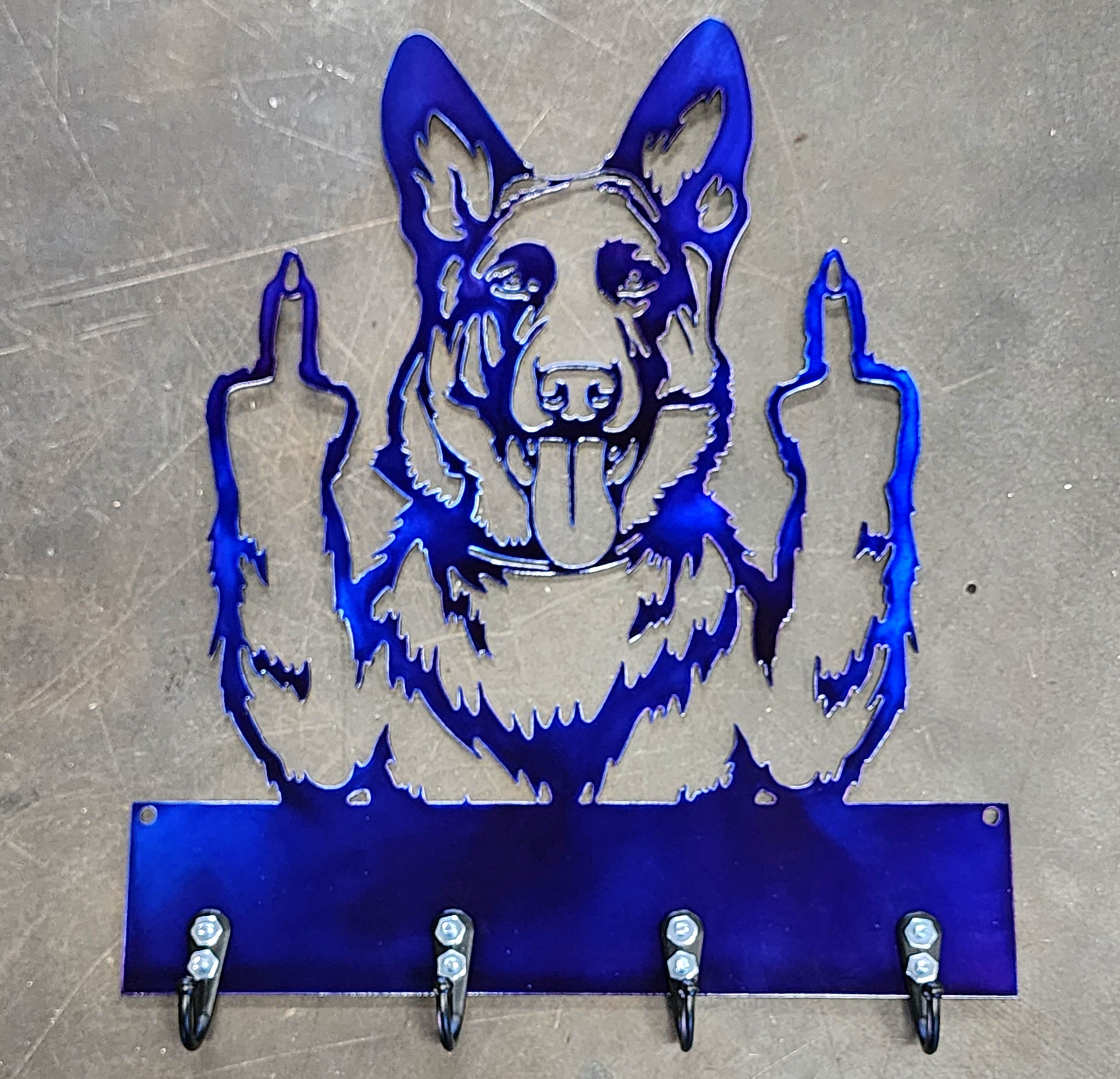 German Shepherd #3 Key & Leash Hanger