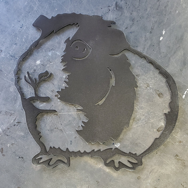Guinea Pig Metal Art