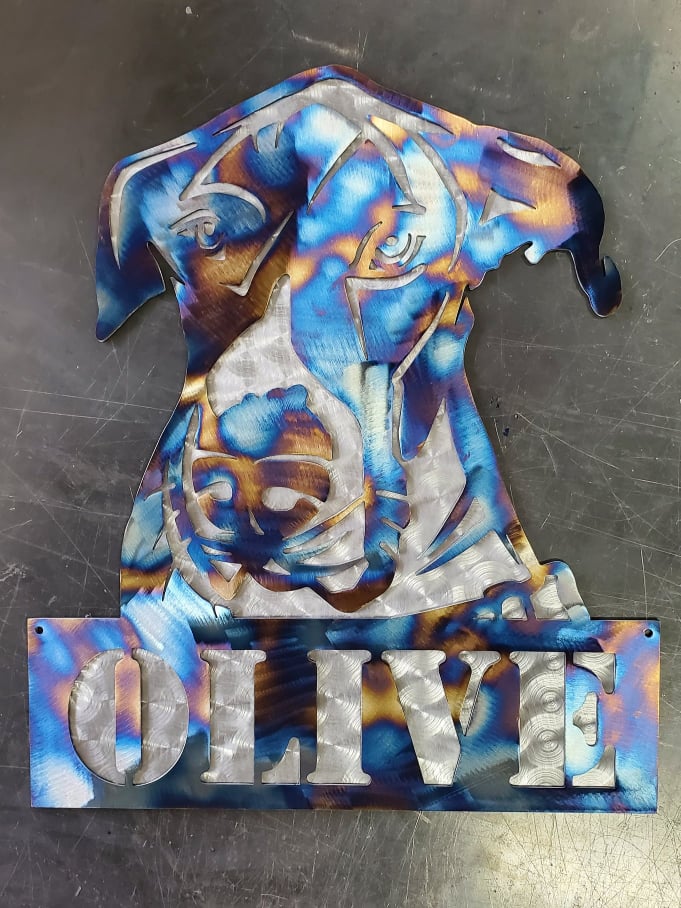 Great Dane #3 Metal Art