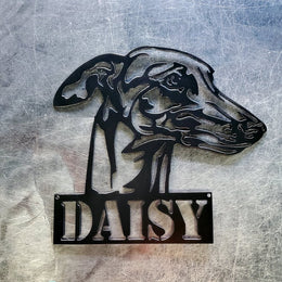 Greyhound Metal Wall Art