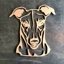 Greyhound Metal Wall Art