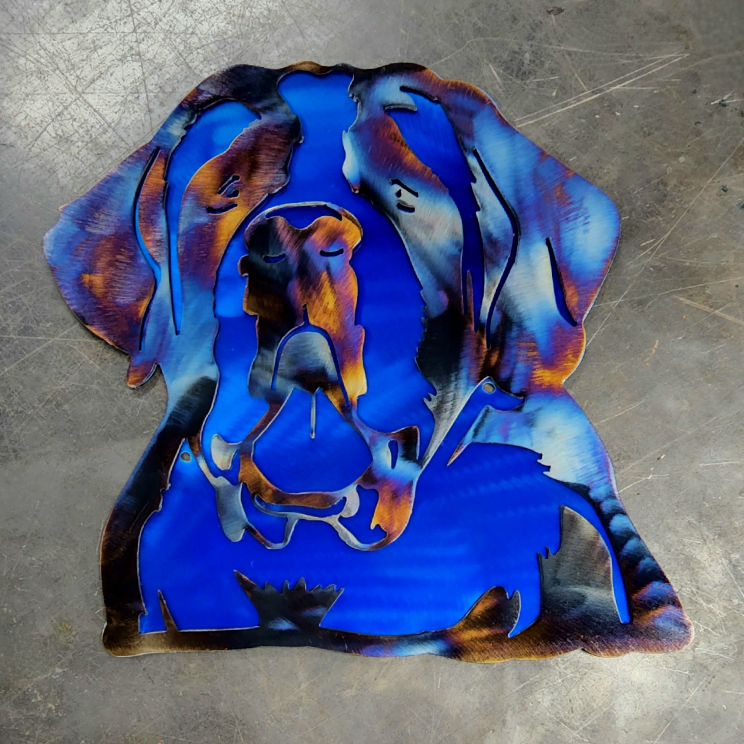 St. Bernard #1 Metal Art