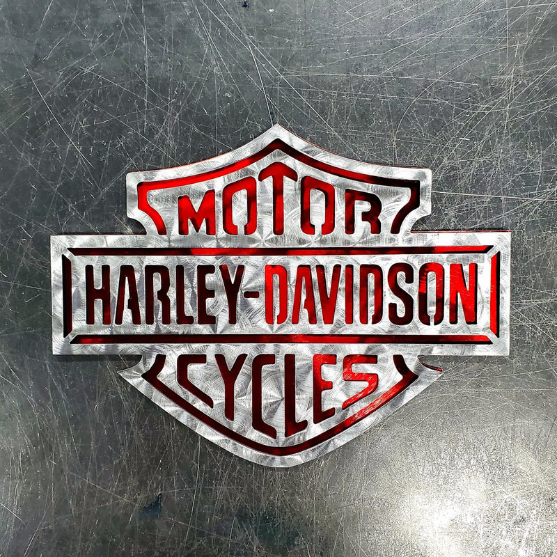 Harley Davidson Metal Art Home Decor Wall Decor Fabrication Welding Welder Annapolis Maryland Custom Personalized Gift 