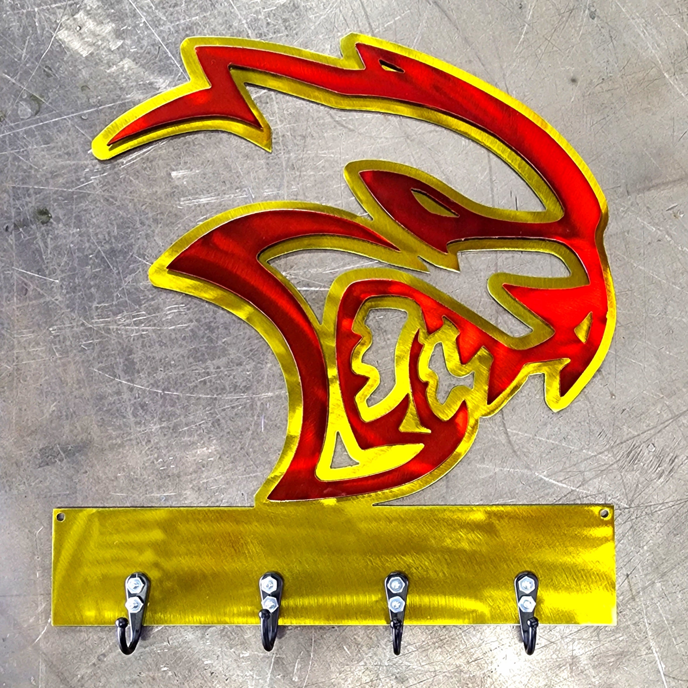 Dodge Hellcat Key & Leash Hanger