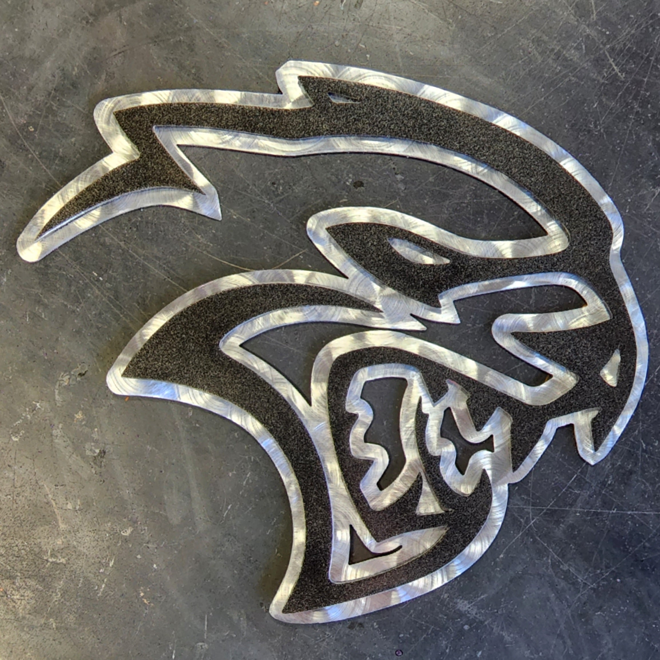 Dodge Hellcat Metal Art