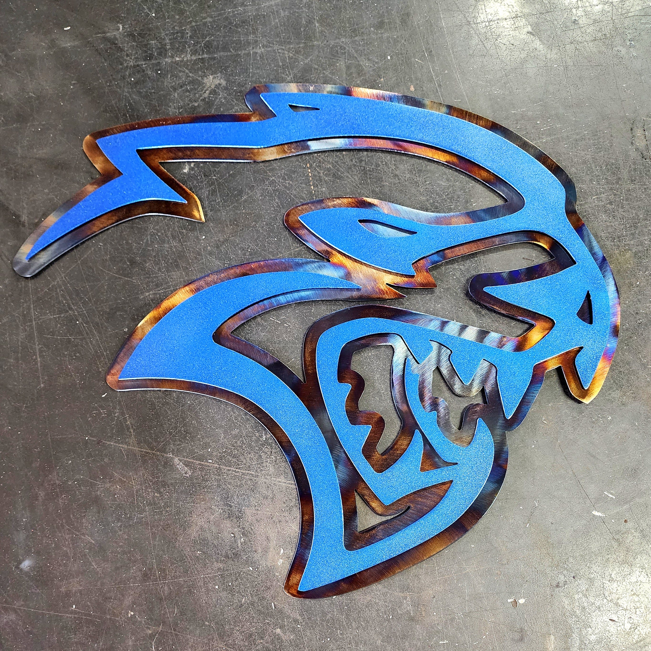 Dodge Hellcat Metal Art
