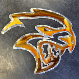 Dodge Hellcat Metal Wall Art