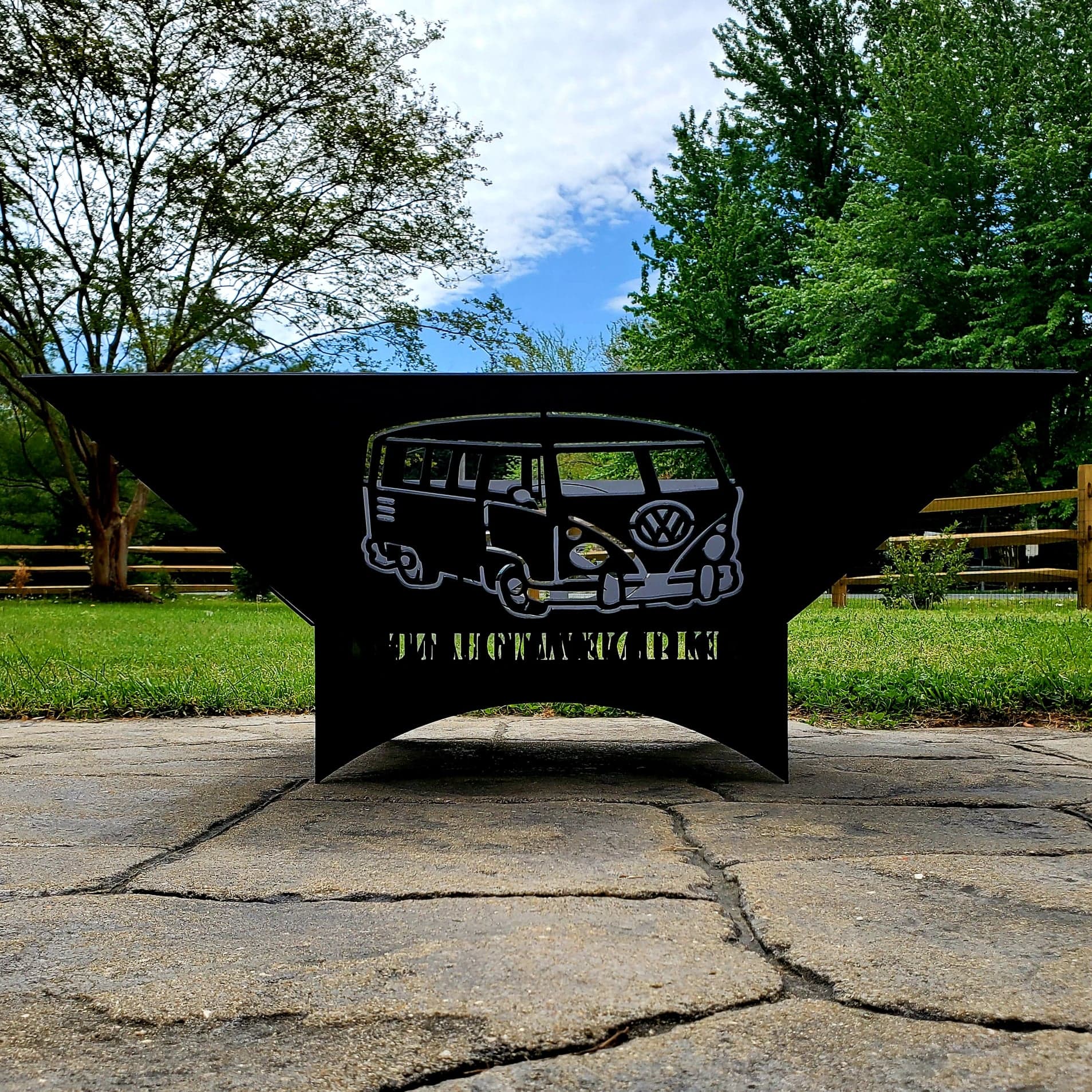 VW Bus- Fire Pit Side Design