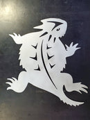 Horned Lizard Metal Art