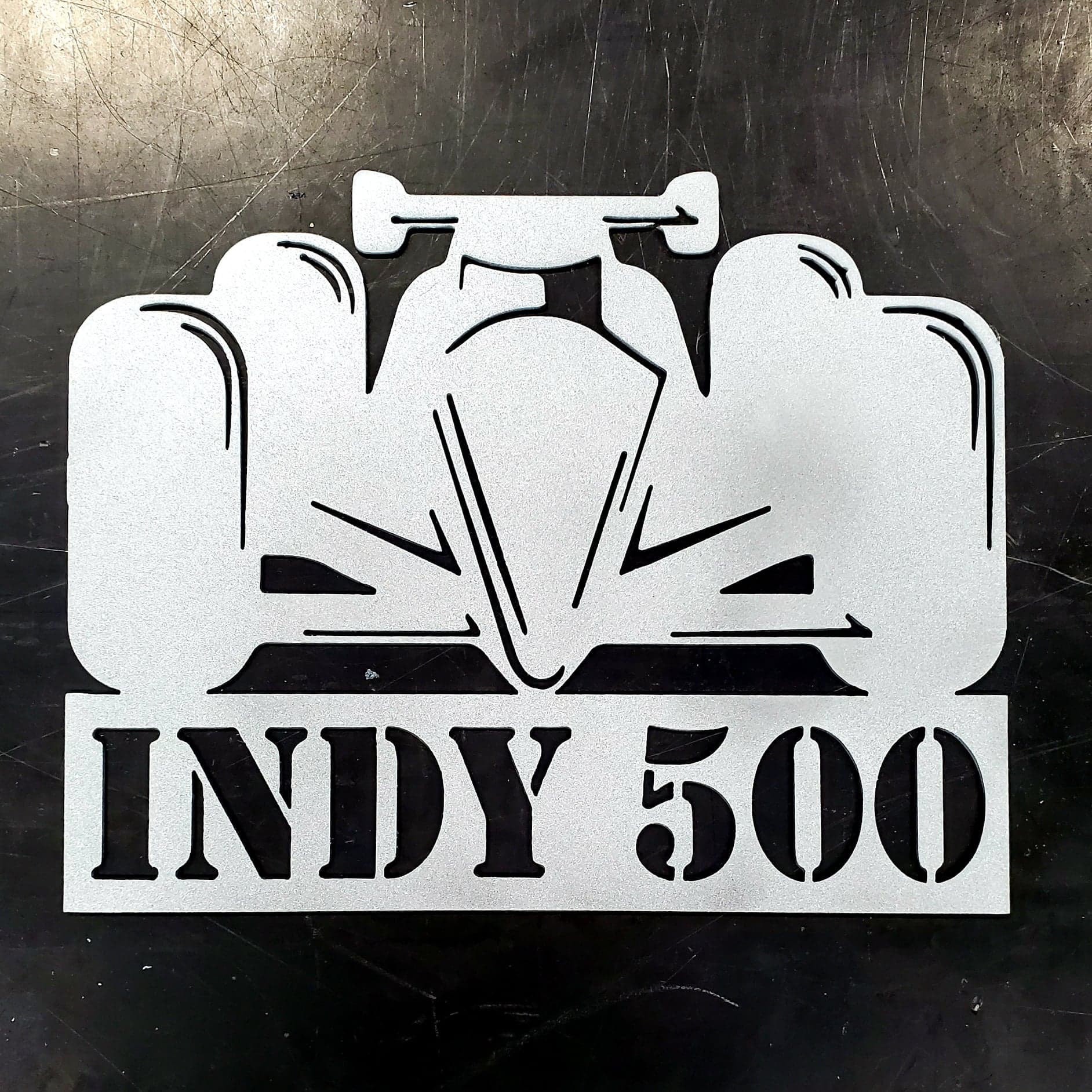 Indy 500 Metal Art