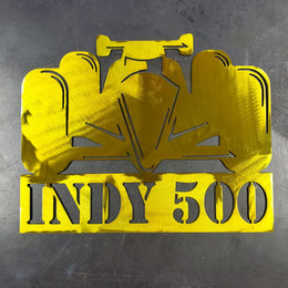 Indy 500 Metal Wall Art