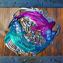 Koi Fish Metal Art