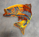 Largemouth Bass Metal Art