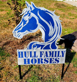 Horse Metal Wall Art