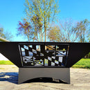 Maryland Flag-Fire Pit Side Design