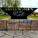 Maryland Flag-Fire Pit Side Design