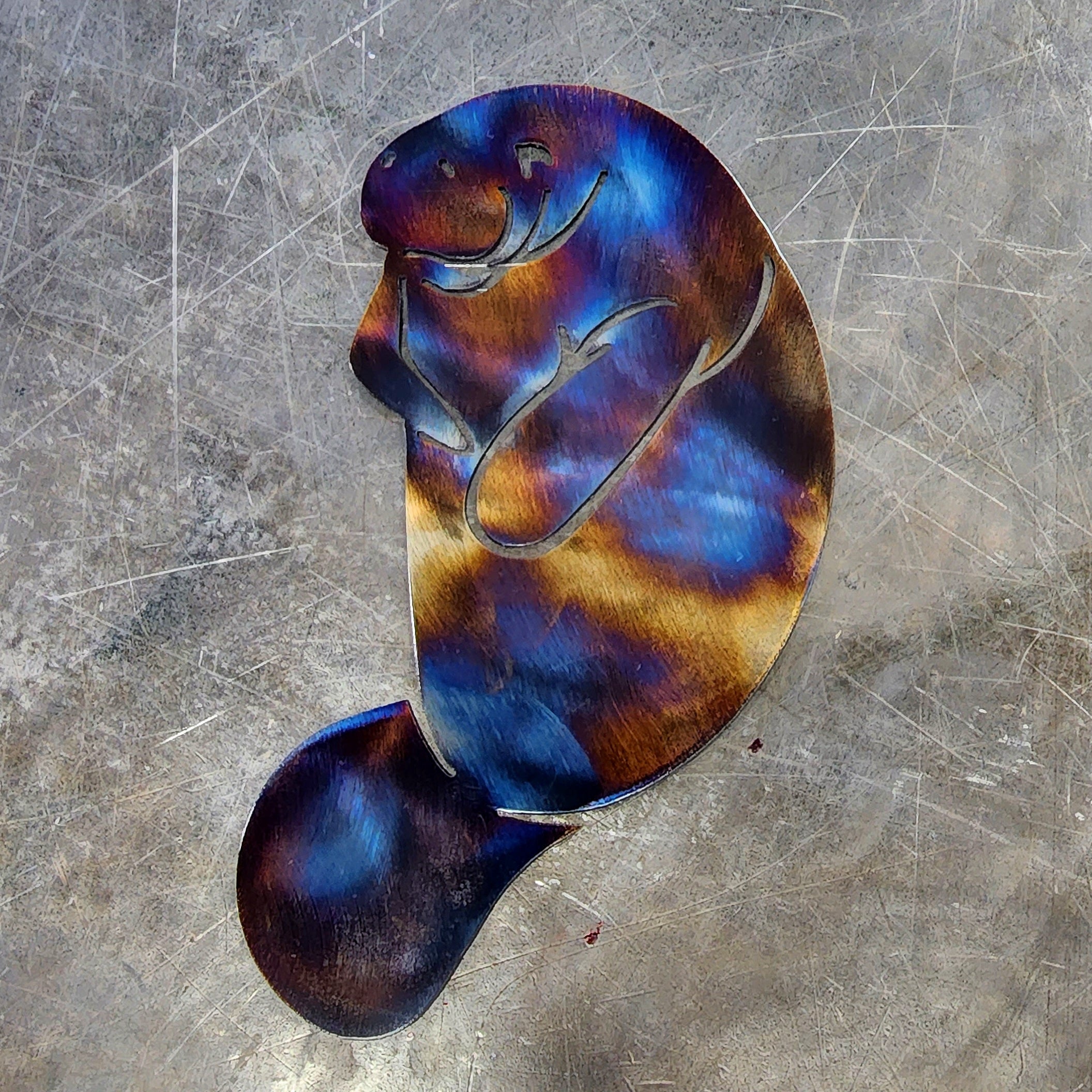 Manatee #2 Metal Art