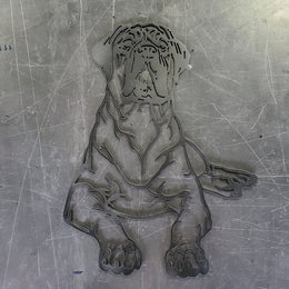 Mastiff Metal Wall Art