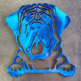 Mastiff Metal Wall Art