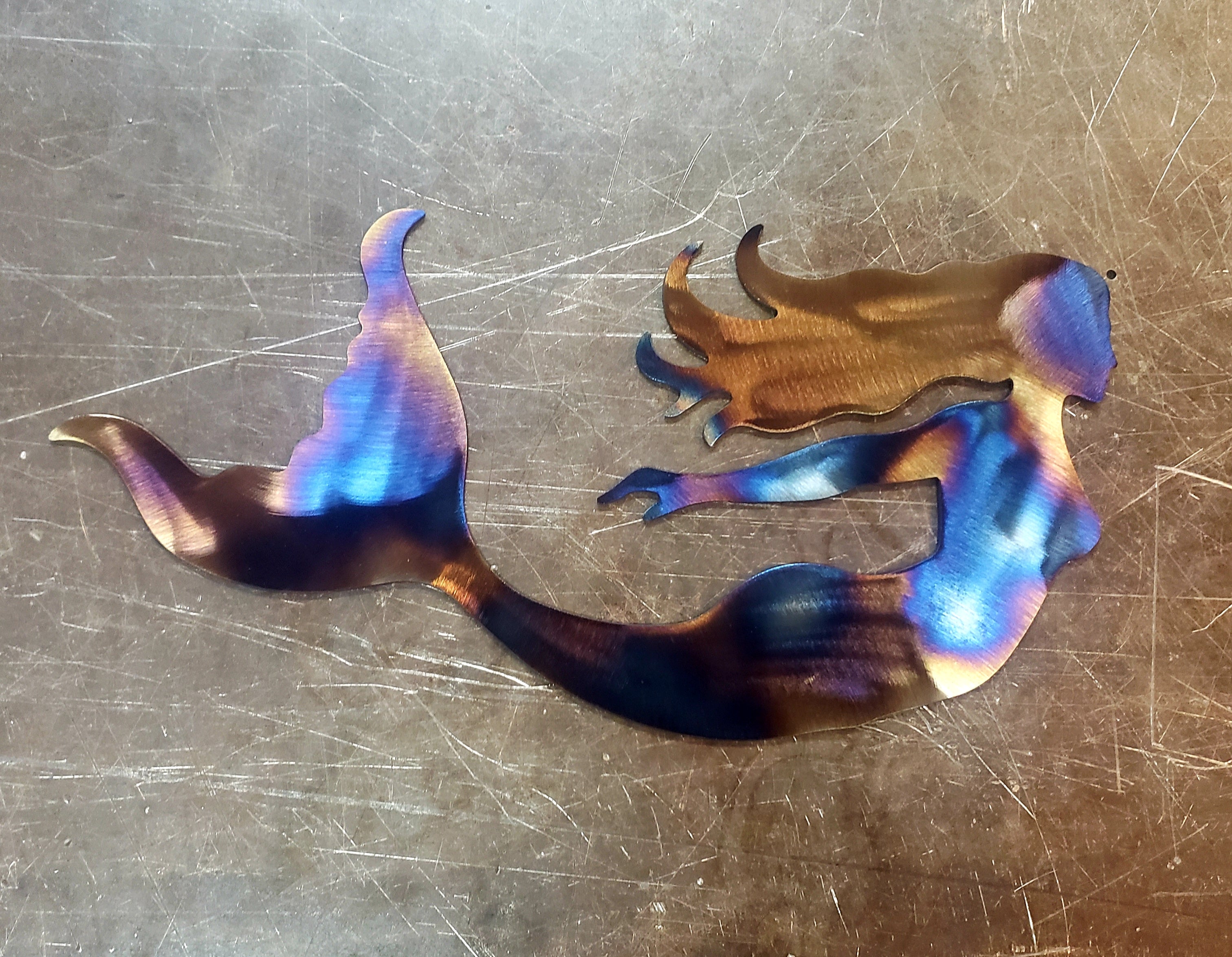 Mermaid #2 Metal Art