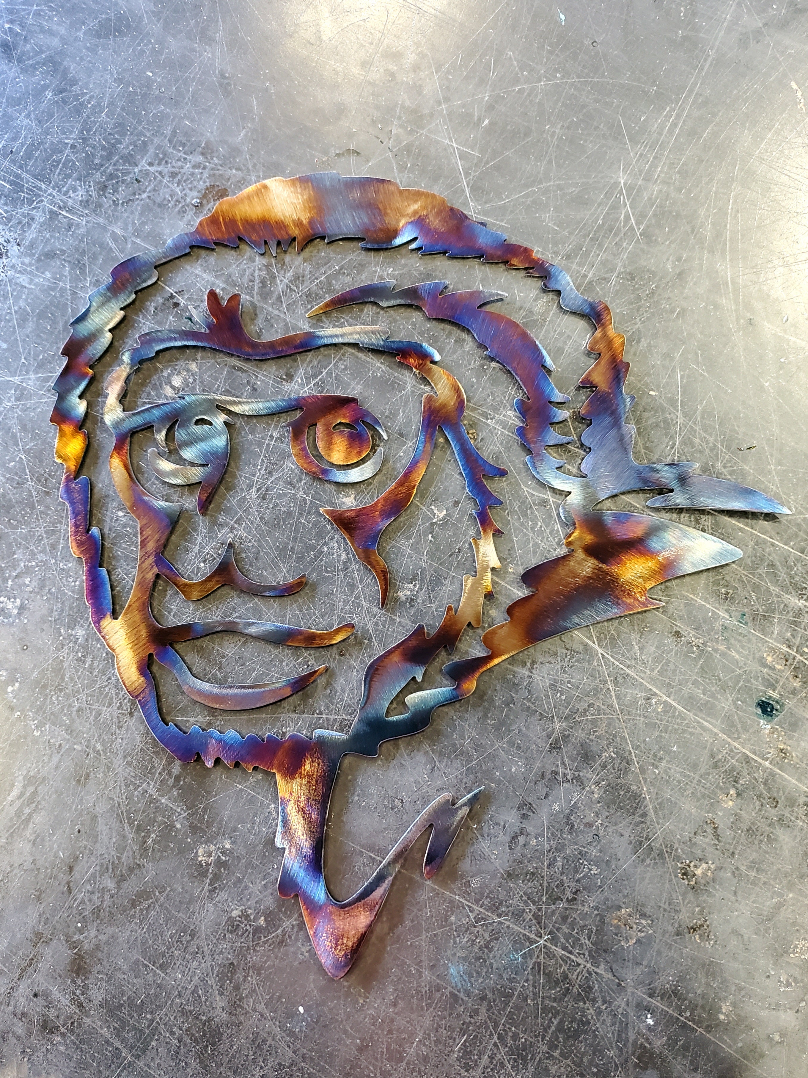 Capuchin Monkey Metal Art