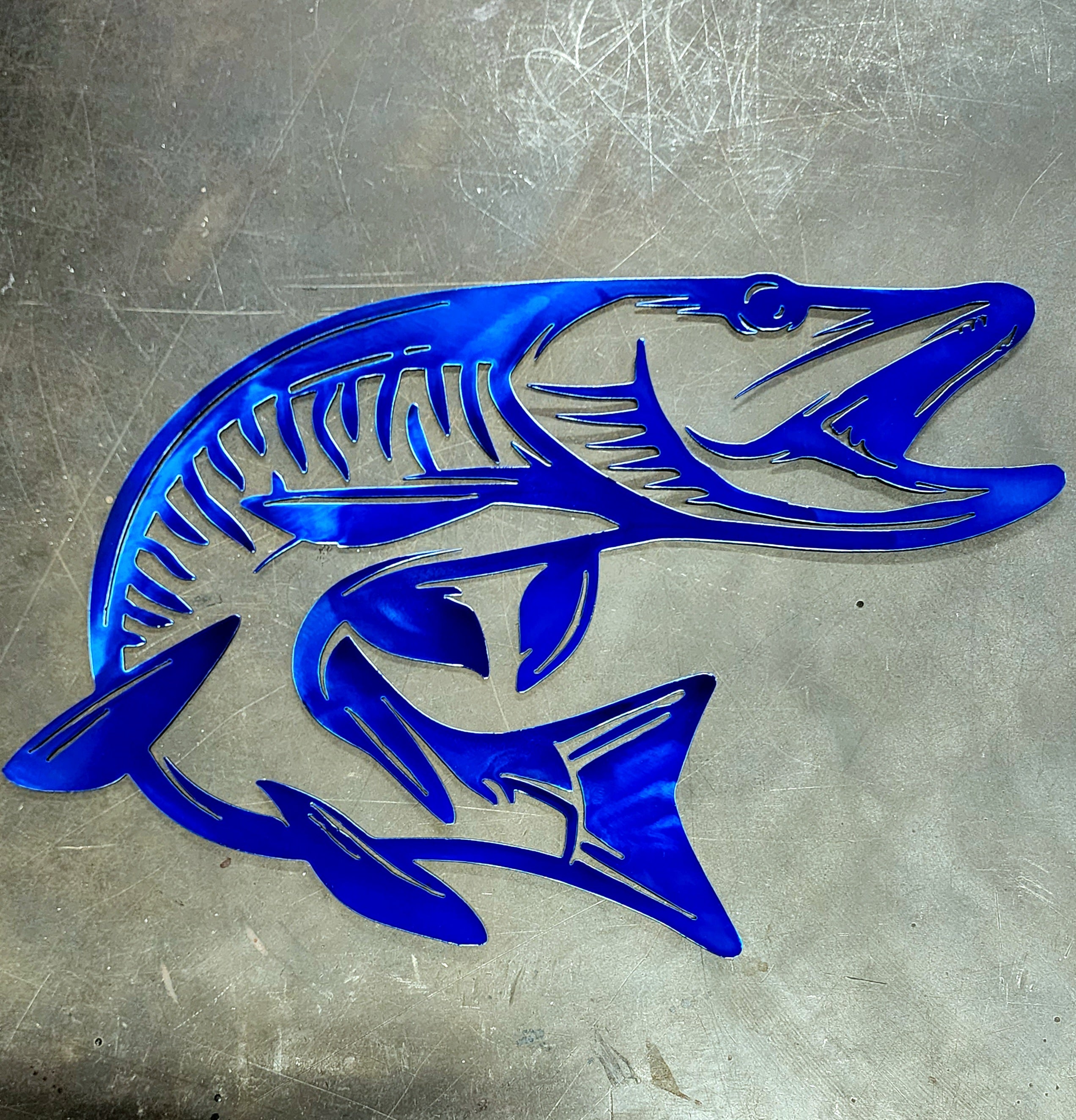 Muskie Metal Art